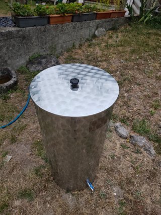 Bidón vino 150L Inox
