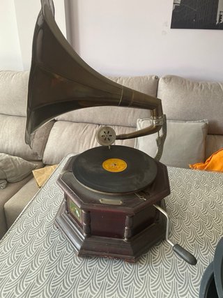 Gramola con disco