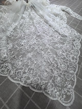 Mantilla y delantal novia alicantina infantil
