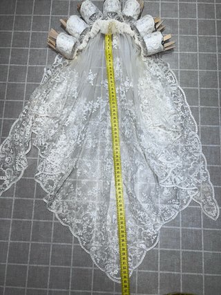 Mantilla y delantal novia alicantina infantil