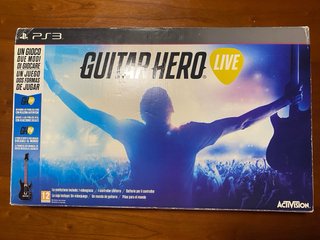 Guitar Hero Live PS3 con guitarra