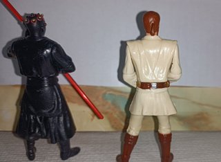 Figuras Star Wars Hasbro 1999 Obi Wan Darth Maul