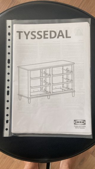 Cómoda Tyssedal Ikea Blanca