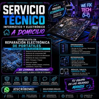 SERVICIO TÉCNICO INFORMÁTICO A DOMICILIO