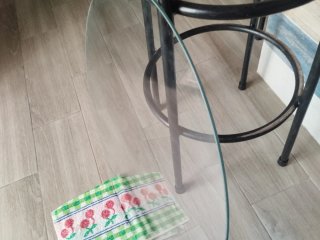 Cristal redondo para mesa