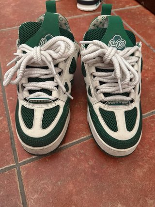Sneakers LV verdi taglia 40