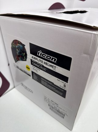 Casco Integral Icon Omnicrux Talla S 55-56cm (Sin Uso)