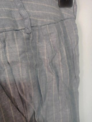 Pantaloni lino a riga per donna  Guarracino taglia