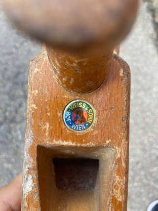 Cepillo de madera joh weiss & sohn