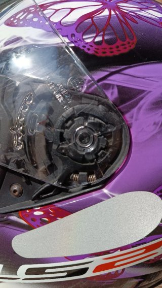 Casco Moto LS2 Talla S Mariposas