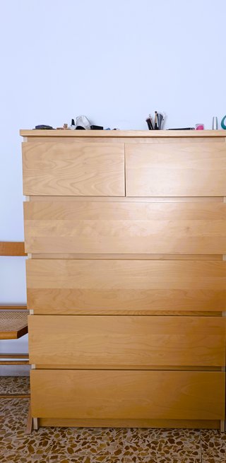 Cassettiera Rovere 6 Cassetti