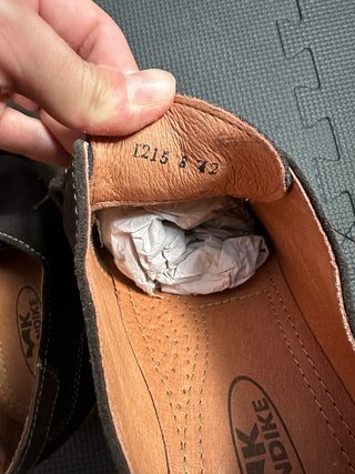 Zapatos Blucher Klondike de serraje marrón - T. 42