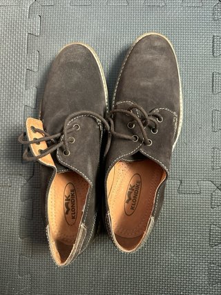 Zapatos Blucher Klondike de serraje marrón - T. 42