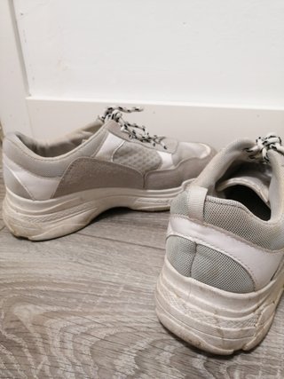 Zapatillas deportivas urbanas blancas y grises 41