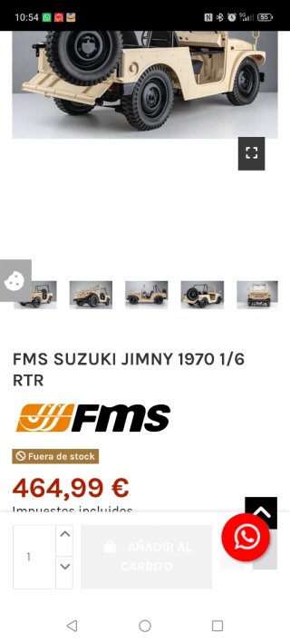 Suzuki Jimny 1/6 RC. Crawler