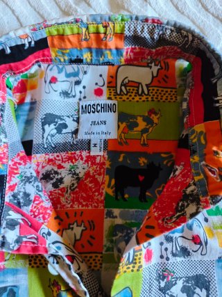 Moschino Jeans Vintage Autentico Raro Stampato