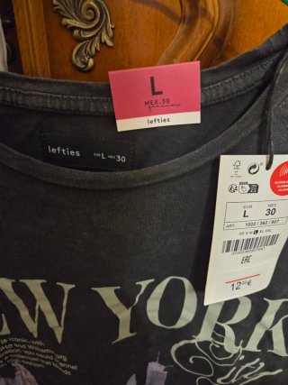 Camiseta Lefties New York City Talla L