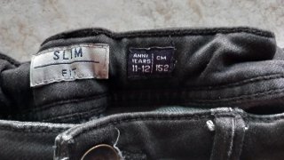 Jeans bambino neri