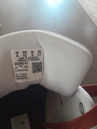 Scarpe Puma N 42 Bordeax e Bianche