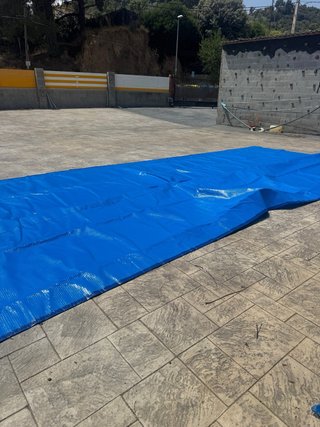 Manta Térmica Piscina Azul