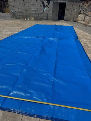 Manta Térmica Piscina Azul
