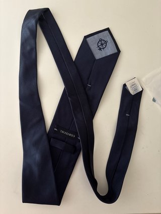 Corbata Cortefiel Azul Marino