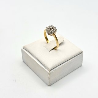 Conjunto de oro 18kt con diamantes
