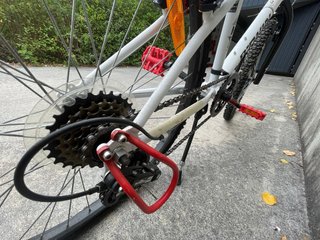 Bicicleta Infantil 24 Blanca Rockrider 300