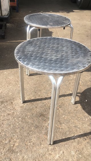 Mesa redonda aluminio exterior