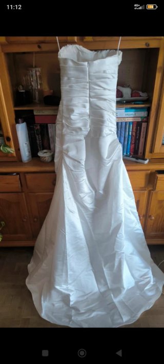 Vestido de Novia Blanco con Flores