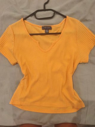 Camiseta naranja Primark talla M