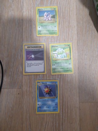 Lote Cartas Pokémon Nidoran, Bulbasaur, Starmie