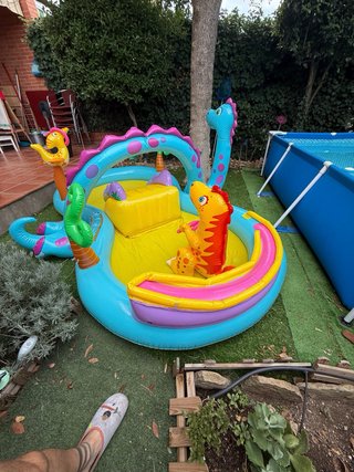Centro de juegos acuático Intex Dinosaurios 333x22