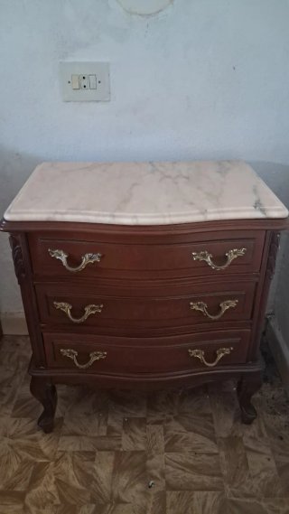 Dormitorio vintage madera roble completo