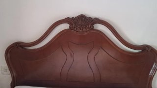 Dormitorio vintage madera roble completo