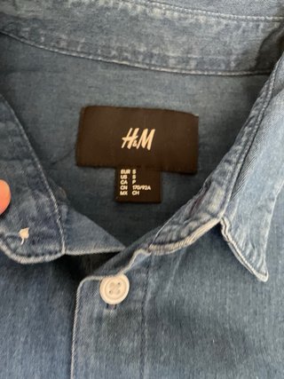 Camicia H&M Blu Taglia S