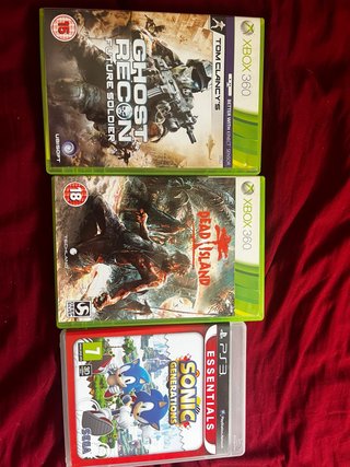 Lote 3 Juegos Xbox 360 y PS3