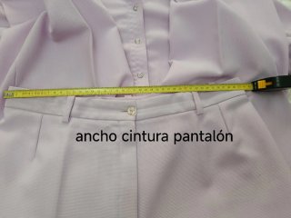 Traje pantalón verano lila