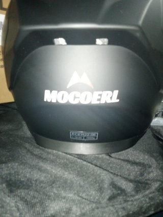 Casco de Moto MOCOERL Integral Negro Mate