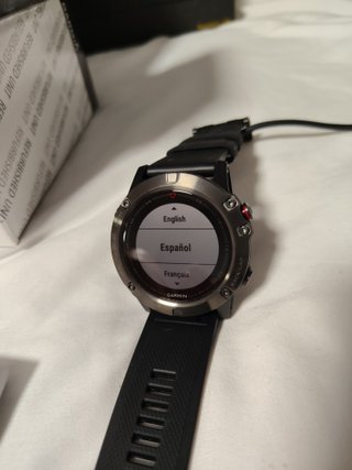 Garmin, Fenix 5X- Reloj GPS con pulsómetro
