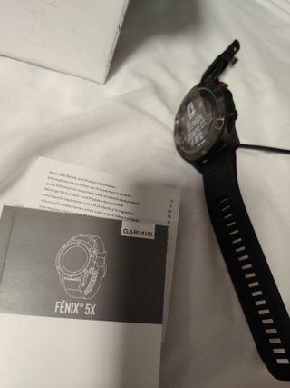 Garmin, Fenix 5X- Reloj GPS con pulsómetro