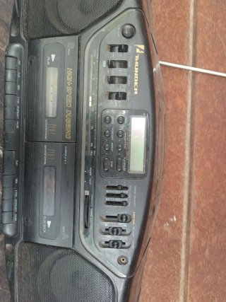 Radio Cassette THUNDER Negra