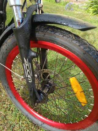 Bicicleta electrica plegable