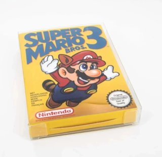 Confezione da 10 custodie PET per giochi NES