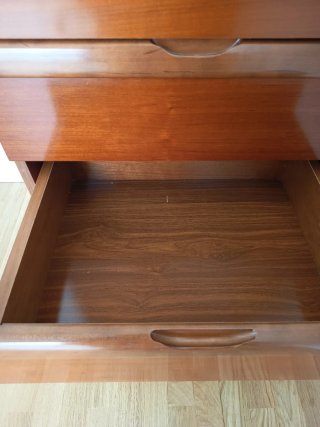 Cómoda de madera 6 cajones
