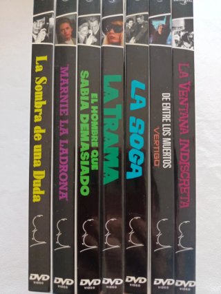 Colección 7 DVD + Libro Alfred Hitchcock