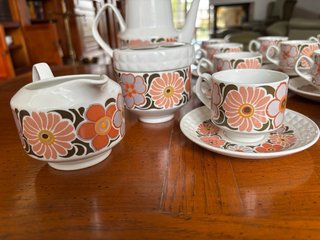 Juego de café porcelana Pontesa
