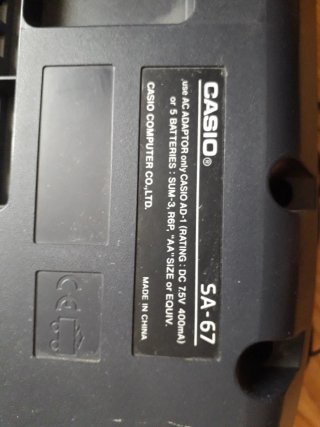 Teclado Casio SA-67