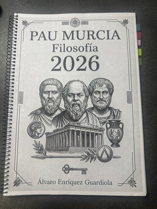 Apuntes Filosofía 2° Bachillerato pau Murcia