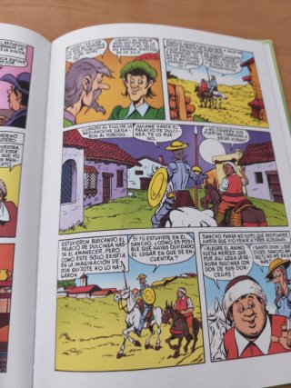 Don Quijote de la Mancha, cómic para niños